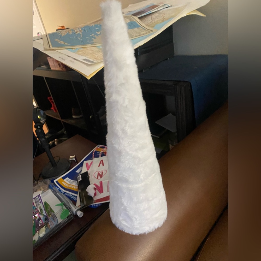 Vintage Sherpa Christmas tree for decoration